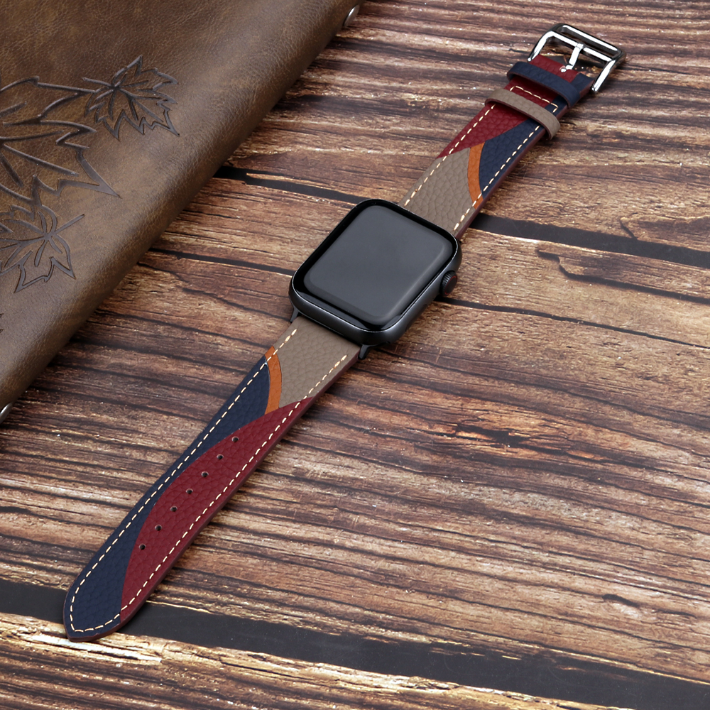 Genuine Leather Strap for Appl - Smartwatch Accessories Shop review and price
