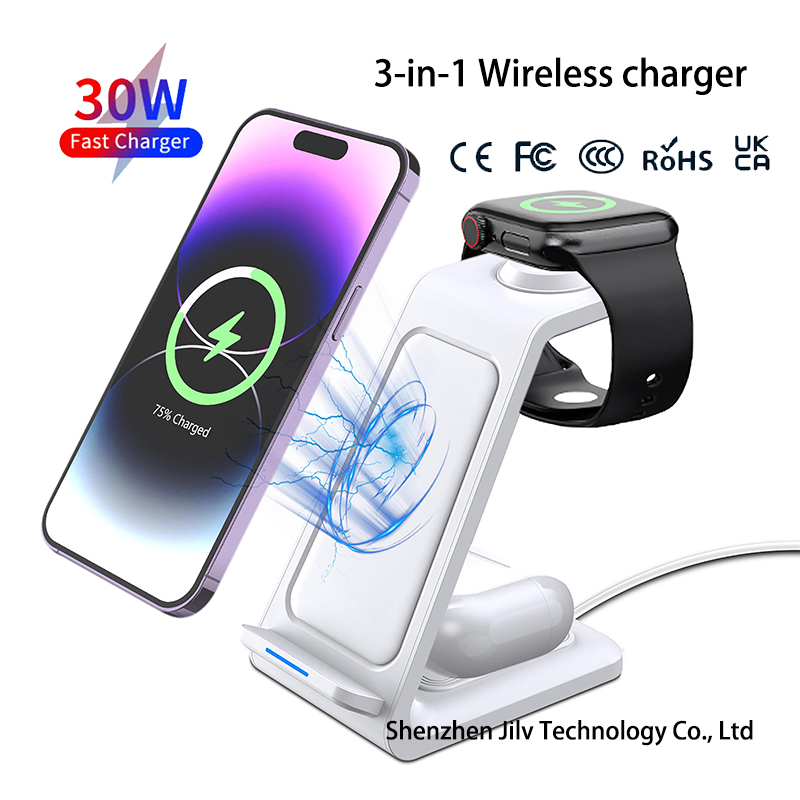30W 3-In-1 Wireless Charger St - Wireless Charger Watch review and price