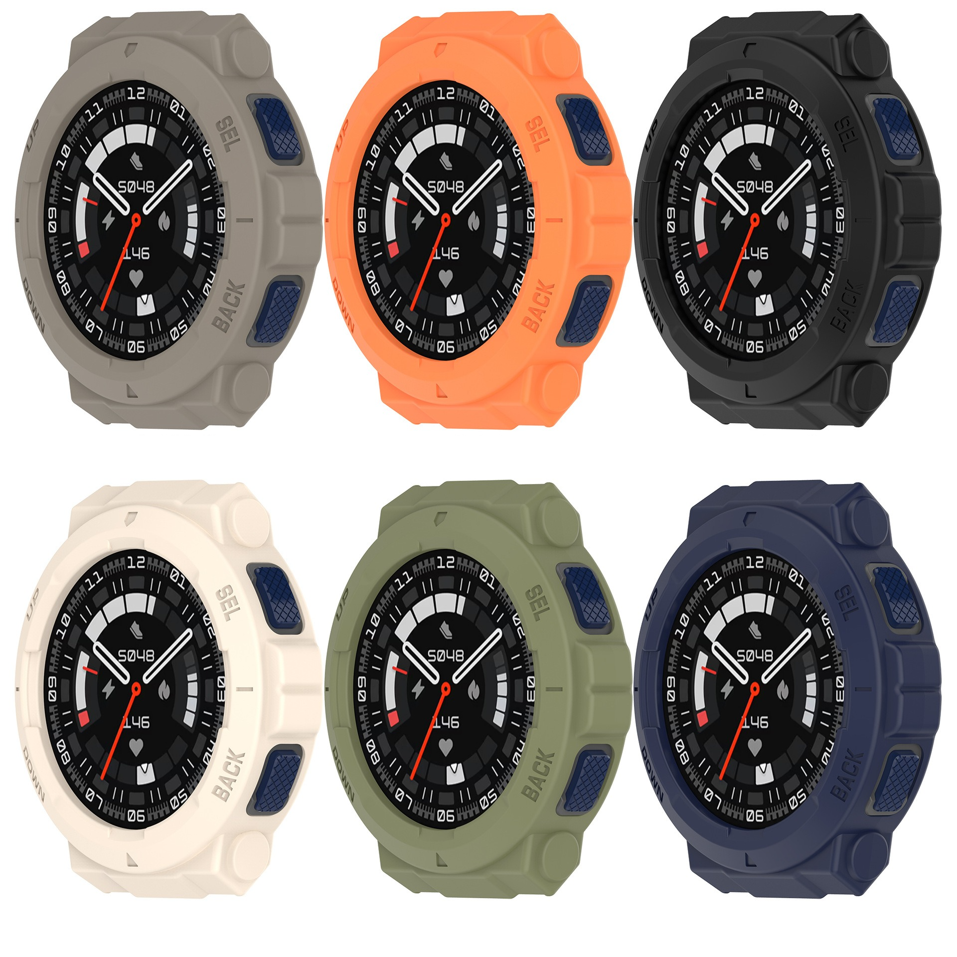 Silicone case For Amazfit Acti - Amazfit Smartwatch Accessories review and price